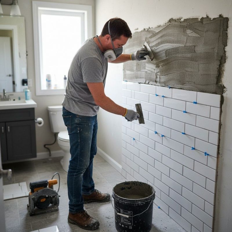 Bathroom Tile Installation detail
