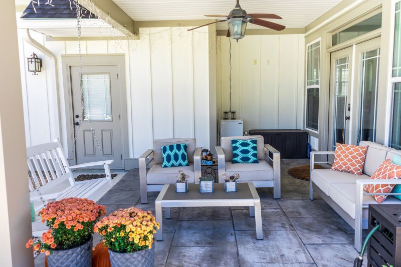 Porch Tile Installation detail