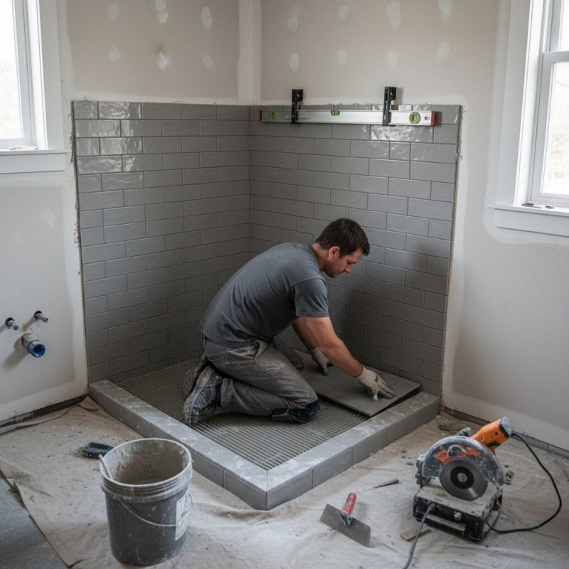 Shower Tiling Service detail
