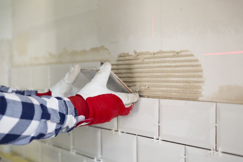 Tile Backsplash Installation detail
