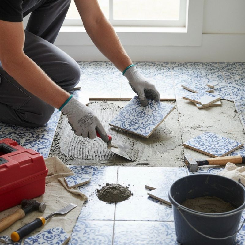 Wall Tile Repair detail
